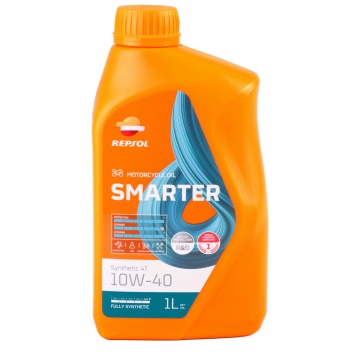 Ulei moto REPSOL Smarter Synthetic 4T 10W-40 1L – ulei 100% sintetic pentru motociclete în 4 timpi