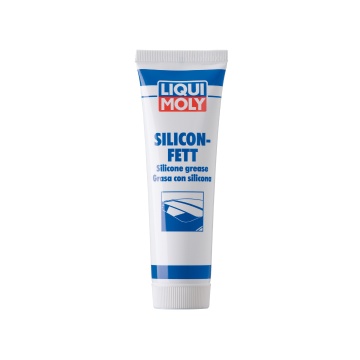 Vaselină siliconică Liqui Moly Silicon-Fett 3312 100 g – lubrifiant pentru trape și mecanisme fine