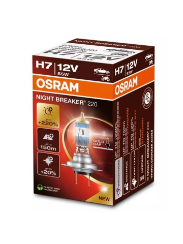 Bec Osram H7 Night Breaker +220% 12V 55W