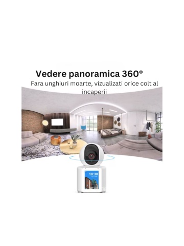 Camera Baby Monitor - AI 360grade, WiFi, Detectie Plans si Miscare - Img 3