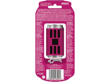 Odorizant pentru mașină AIRPURE Coca Cola Cherry Cutie 3D - Img 2