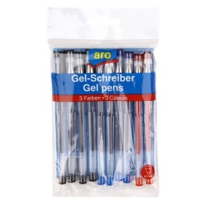 Pix cu gel Multicolor Aro – set 10 bucăți