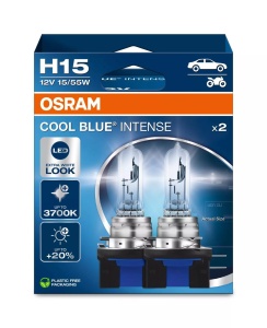 Set Becuri Osram H15 Cool Blue Intense Next Gen 55/15W