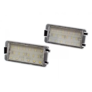 Set Lampi cu LED Numar Inmatriculare compatibile Seat Cordoba 2002-2009