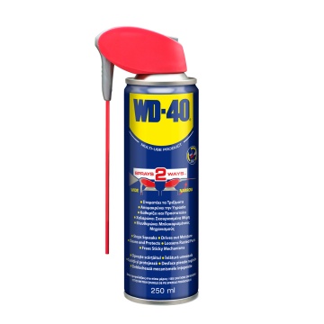 Spray Multifunctional WD-40 Smart Straw 250 ml – lubrifiere precisă și protecție completă