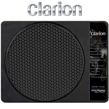 Subwoofer Auto Activ Clarion SRB100E, 254mm, 180W RMS, 4Ω
