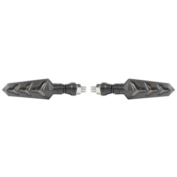 Set 2 Lămpi Semnalizare Moto & ATV cu LED – Bară de Lumină – Galben - Img 1