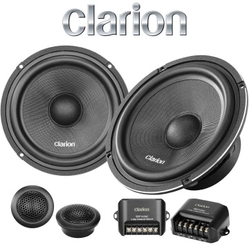 Difuzoare Auto Clarion, SRP1656C, Set componente 2 cai + accesorii, 6,5 inch, 60W RMS, 4Ω
