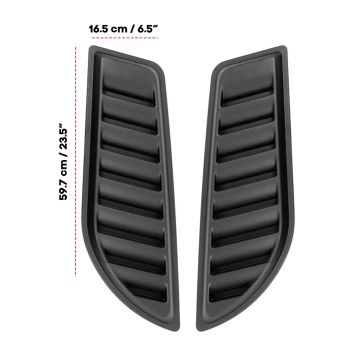 Set 2 Ornamente Capotă Auto Universale tip Deflector Aer – Design Sport, Montaj Rapid, Aspect Premium - Img 2