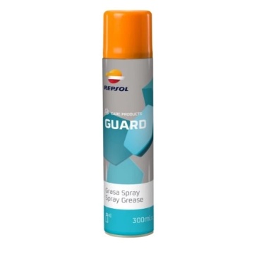 Spray vaselină Repsol GUARD GRASA SPRAY 300 ml – lubrifiant adeziv pentru protecție și ungere de lungă durată