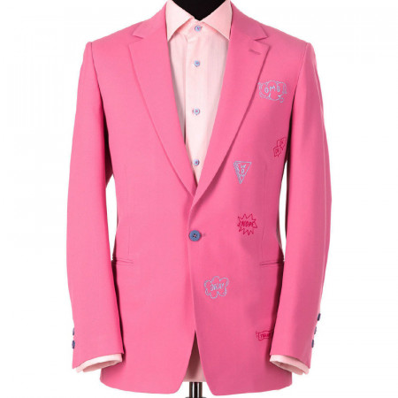 Sacou smart-casual cu broderie personalizata