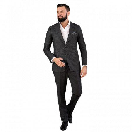 Costum business gri, 2 piese