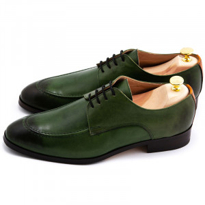 Pantofi barbatesti smart-casual verzi - Img 2