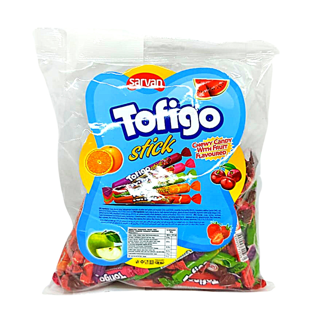 Caramele moi fructate stick Tofigo 800 g