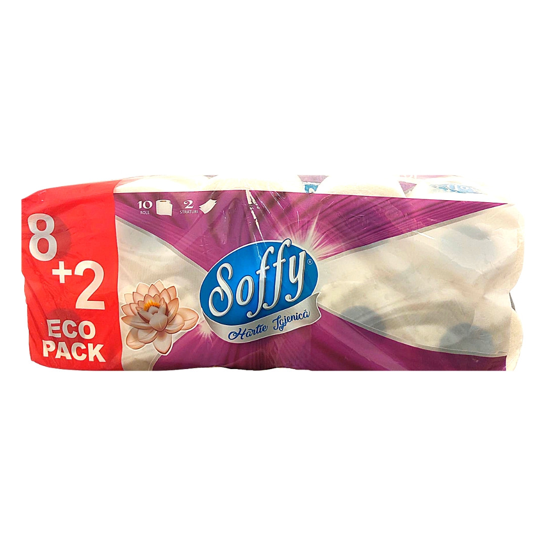 Hartie igienica in 2 straturi cu 10 role Softy
