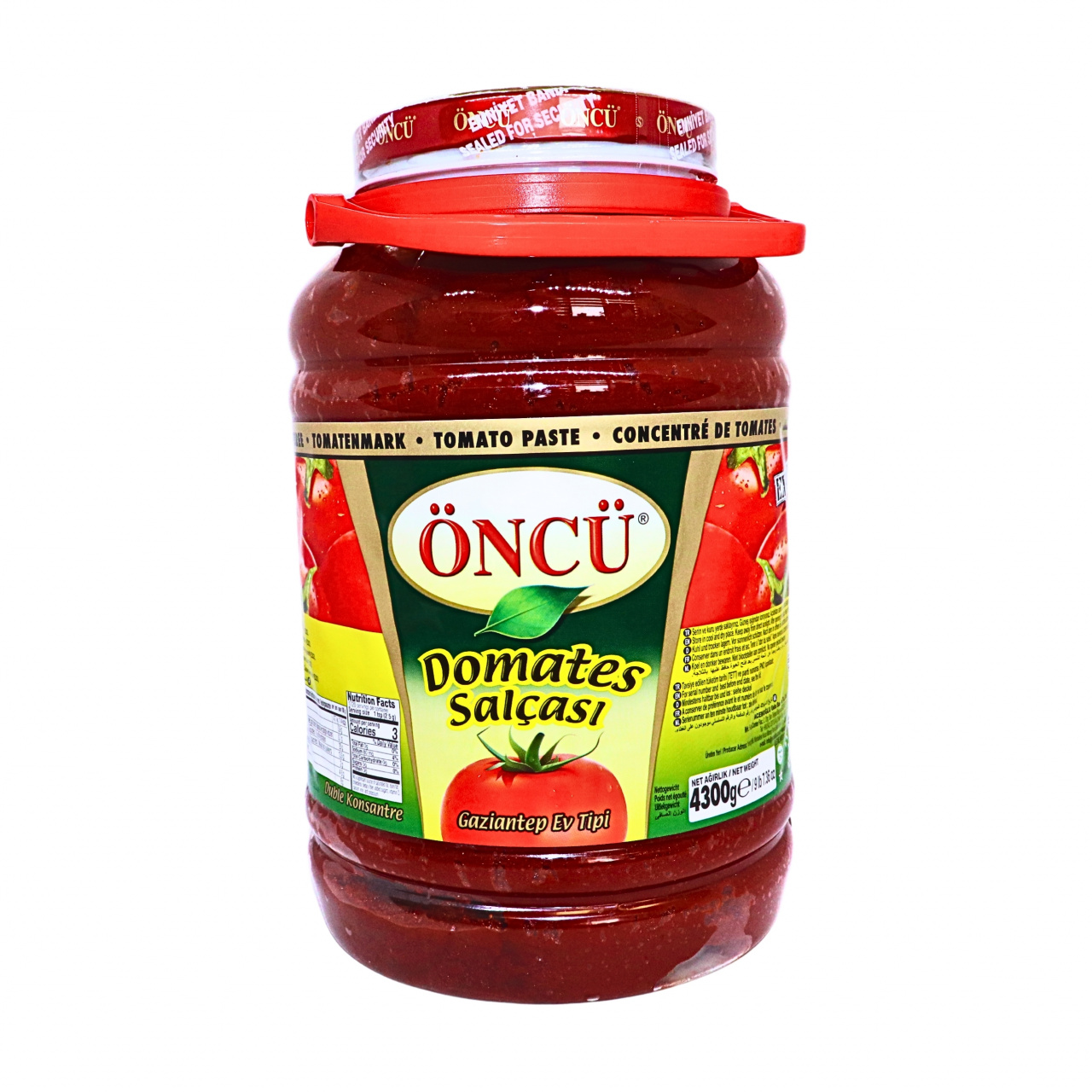 Pasta De Tomate Oncu 4350 Gr