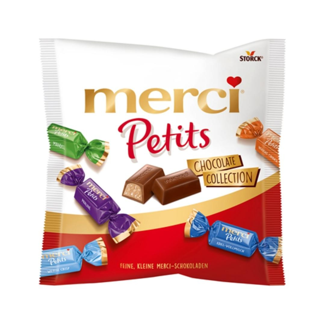 Cate Bomboane Sunt In Cutia De Merci Bomboane Merci Petits 125 g