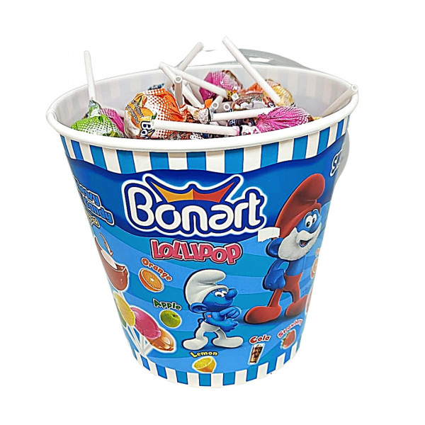 Acadele cu guma Bonart 16 g, 85 buc, diverse personaje