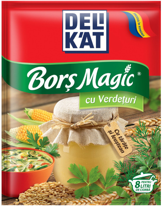 Bors magic verdeturi Delikat 65 g, 18 buc