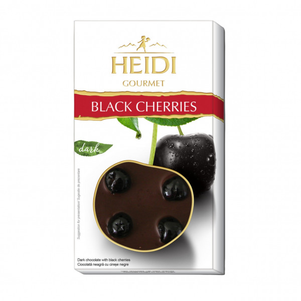 Ciocolata amaruie cu alune intregi Heidi Dark Hazelnuts 80 g