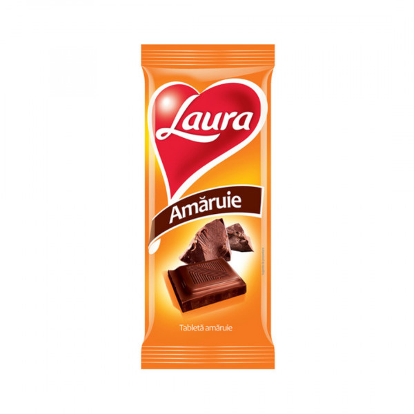 Ciocolata amaruie Laura 80 g