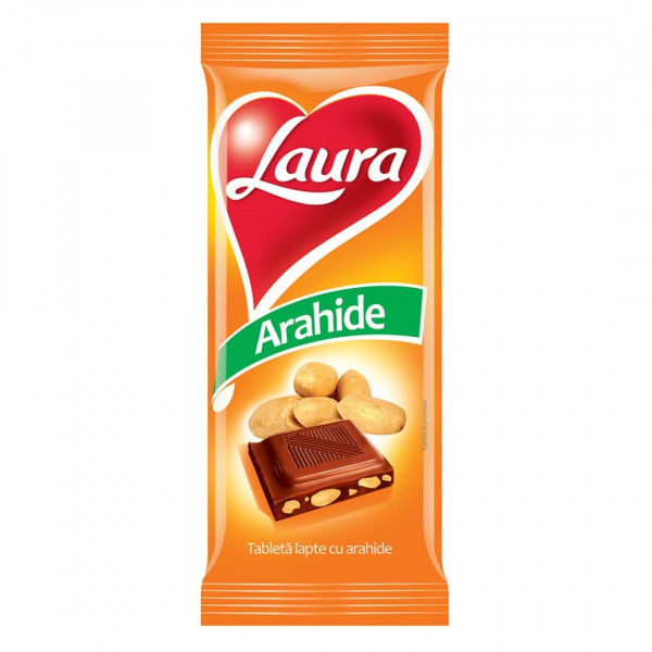 Ciocolata Laura cu arahide 85 g
