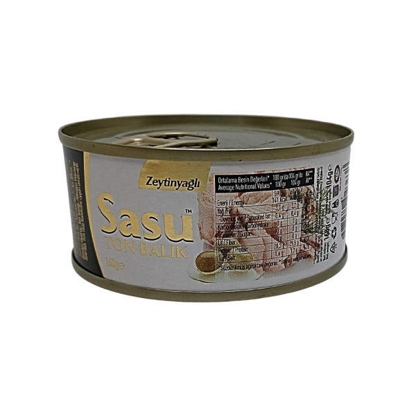 Conserva ton intreg in ulei de masline Sasu 160 g