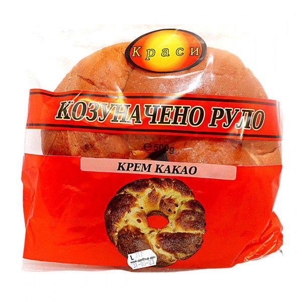 Cozonac rulou cu crema 500 g