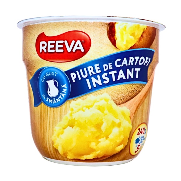 Piure instant de cartofi cu gust de smantana Reeva 40 g