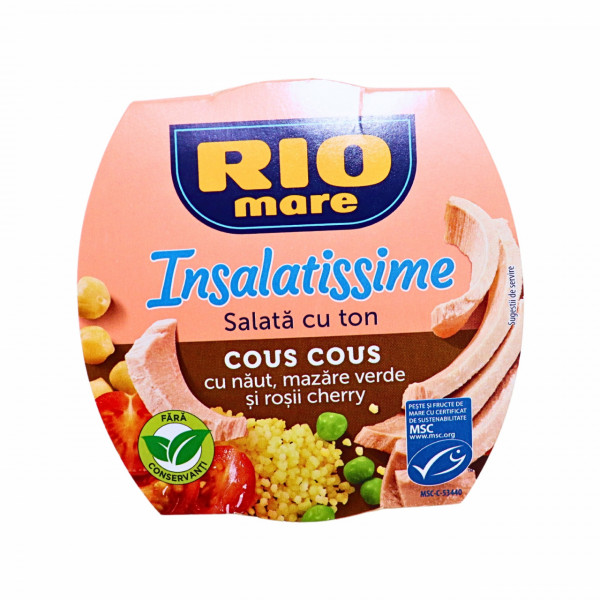 Salata cu ton intreg si cous cous Rio Mare 160 g