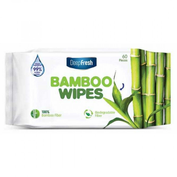 Servetele umede Deep Fresh Bamboo 60 buc