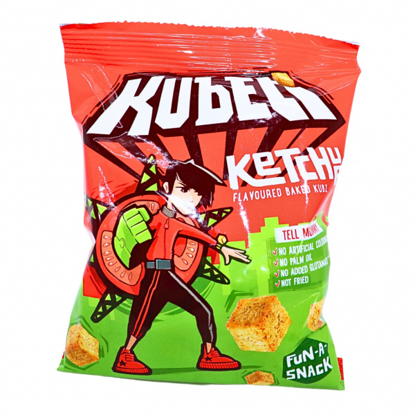 Snacksuri cu ketchup Kubeti Kubz 35 g, 24 buc