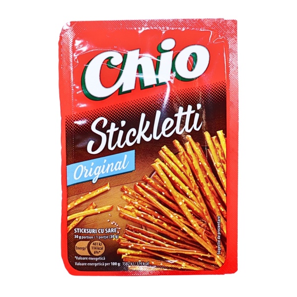 Sticks cu sare Chio Stickletti Original 100 g