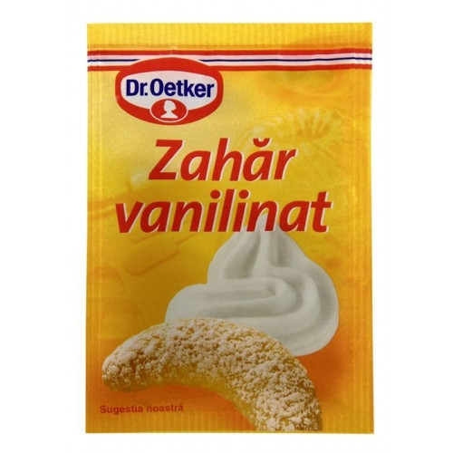 Zahar vanilinat Dr Oetker 8 g, 50 buc
