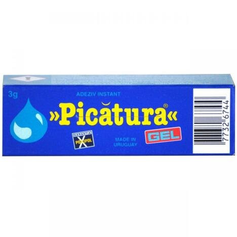 Adeziv gel Picatura 3 g, 6 buc