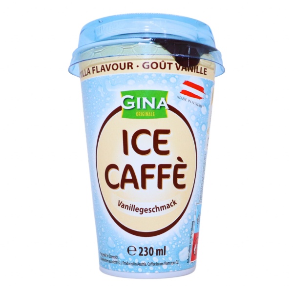 Cafea de vanilie Ice Caffe Gina 230 ml, 10 buc