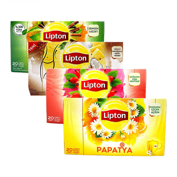 Ceai Lipton 20 plicuri, 30-36 g