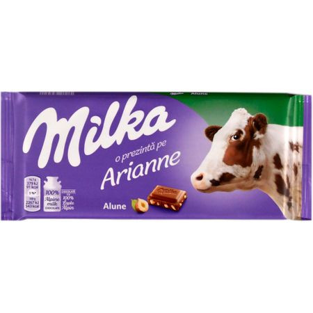 Ciocolata cu alune Milka 100 g