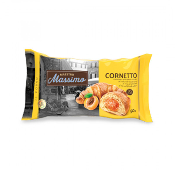 Cornuri cu caise Maestro Massimo 40 g, 20 buc