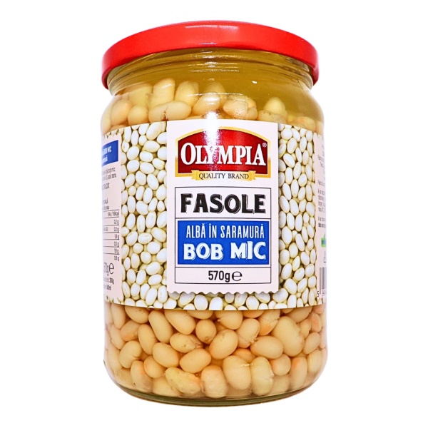Fasole alba in saramura bob mic Olympia 570 g