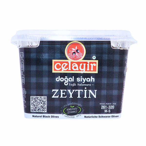 Masline Celayir negre in ulei 261-320, 400 g