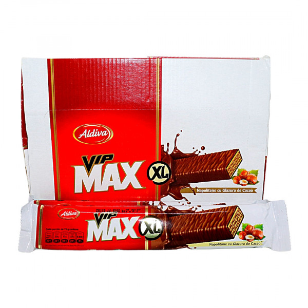 Napolitane Vip Max XL 55 g, 24 buc