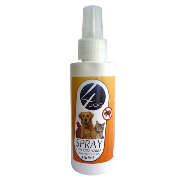Spray antiparazitar 4Dog 100 ml