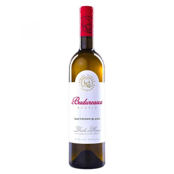 Vin demisec Sauvignon Blanc Clasic Budureasca 750 ml
