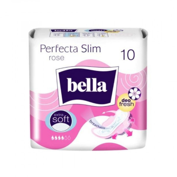 Absorbante Bella Perfecta Slim Rose, 10 buc