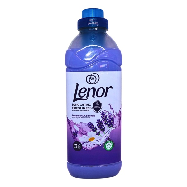 Balsam de rufe cu lavanda si musetel Lenor, 36 spalari, 900 ml