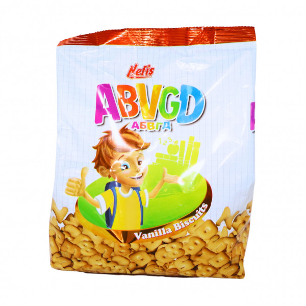 Biscuiti de vanilie in forma de litere ABVGD Nefis 250 g