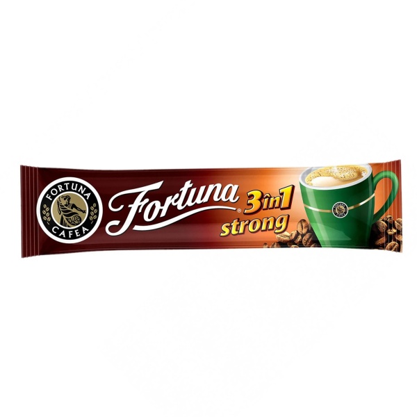 Cafea 3 in 1 Fortuna Strong 15,2 g, 24 buc