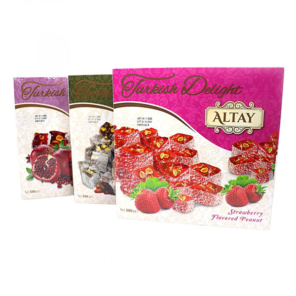 Cutie cu rahat turcesc Altay 500 g, diverse sortimente
