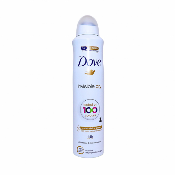 Deodorant Dove Invisible Dry White Freesia Violet 250ml
